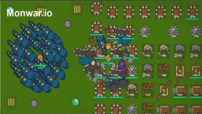 Monwar.io All Powerful Military Monster (New .io Game)