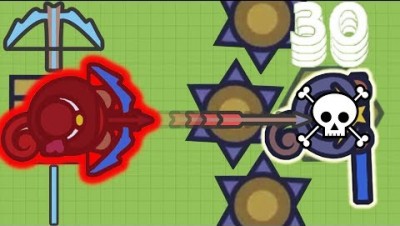 Moomoo.io - Don't Get Trapped! - Stick & Repeater Crossbow Combo (105 Kills)