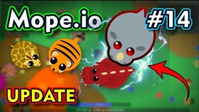 Mope.io 14 - UPDATE COM NOVOS ANIMAIS (GIRAFA, TIGRE E T-REX) - Gameplay #14