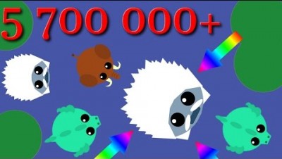 Mope.io all animal ||  The biggest yeti in the world || 5000k+ || Incredible record