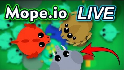 Mope.io AO VIVO - UPDATE COBRA (Live)