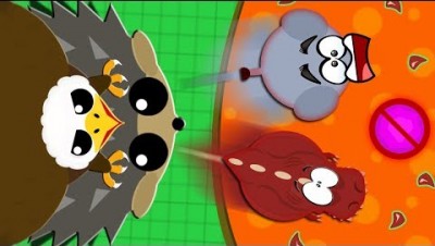 Mope.io HEDGEHOG AND EAGLE GLITCH PUSHING ANIMALS INTO LAVA TROLLING! | Funny Mope.io Kills