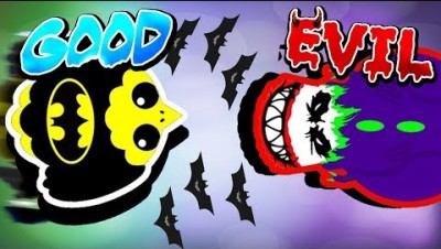 MOPE.IO HERO VS VILLAIN! BATMAN, THE JOKER AND CAPTAIN AMERICA SKINS HIGHLIGHTS (Mope.io Trolling)