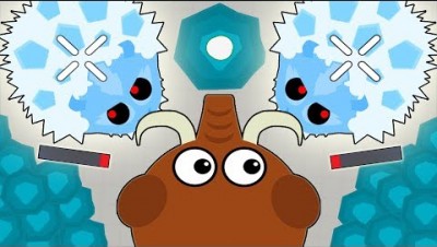 Mope.io I KILLED 2 ICE MONSTERS AS TROLLING ANIMALS! Epic Ice Monster Gameplay *New* Update (Mopeio)