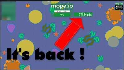 Mope.io - IT'S BACK !!! #MopeWorldDay