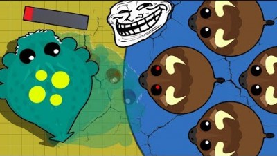 Mope.io *NEW* BISON TROLLING SQUAD! RAMMING SEA MONSTER INTO THE DESERT! (Mope.io Funny Moments)