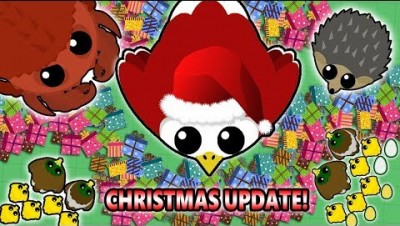 MOPE.IO NEW CHRISTMAS UPDATE! NEW KING CRAB, SANTA, HEDGEHOG ANIMAL, DUCKS BIG UPDATE! (Mope.io)