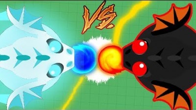 Mope.io *NEW* ICE DRAGON VS BLACK DRAGON.  LEGENDARY COLOSSAL IDEA. (Mope.io Funny Moments)