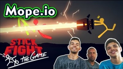 Mope.io? Stick Fight: The Game - BATALHA INSANA DE STICKMAN - Gameplay #1