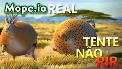 Mope.io - TENTE NÃO RIR - ANIMAIS REALISTAS - Vídeo Engraçado