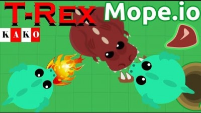 MOPE.IO - THE T-REX ATTACK - O ATAQUE DO T-REX - NEW UPDATE MOPE.IO - MOPE.IO NOVOS ANIMAIS - KAKO