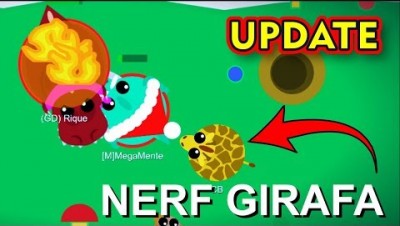 Mope.io - UPDATE GIRAFA NERFADA
