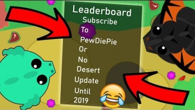 Mope.io WRITING ON THE LEADERBOARD 