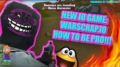 NEW IO GAME - WARSCRAP.IO [Time-lapse Gameplay] How to get on the leaderboard | HD