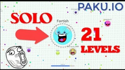 *NEW* PAKU.io // 21 LEVELS SOLORUN //Biggest mouth challenge // 4K