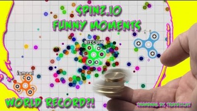 NEW TRENDING IO GAME!: SPINZ.IO [FIDGETSPINNERS.IO] Funny Moments & Glitches & Fails 1
