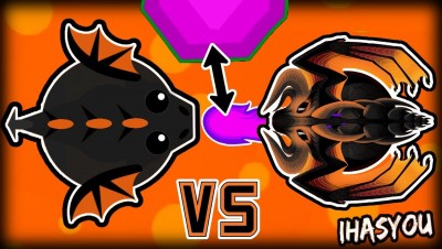 NOOB vs. PRO -  MOPE.IO BLACK DRAGON BATTLE!!