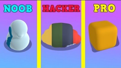 NOOB VS PRO VS HACKER in Paper.io 3D