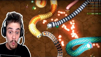 Slither.io - A NOVA MINHOCA DO JOGO ! ( Slither New Snake) 