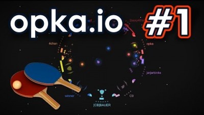 Opka.io - PING PONG MULTIPLAYER COM 10 PESSOAS - Gameplay #1