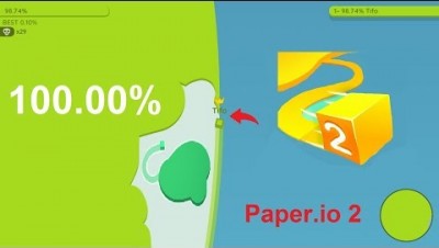 Paper.io 2 TEAMS Map Control: 100.00% 