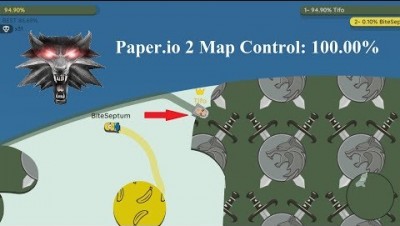 Paper.io 2 Map Control 100.00% [World] 