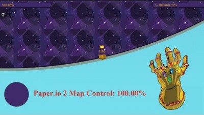 Paper.io 2 [Teams] Map Control: 100.00% 