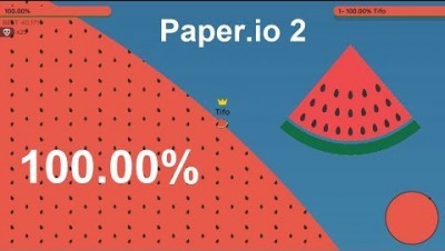 Paper.io 2 INSTANT WIN! 100% MAP CONTROL in Paperio 2 