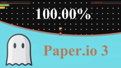 Paper.io 3 Map Control: 100.00% [Ghost]