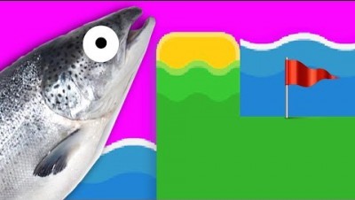 ПАРКУР ДЛЯ РЫБКИ! Salmonz.io Новая io Игра