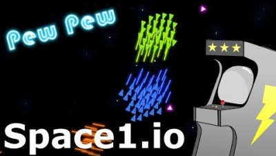 NEW .iO GAME! CONTROL A FLEET OF DESTRUCTION / SPACE1.IO TOP