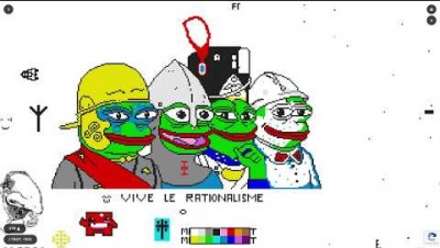 [Pixelcanvas.io] AWSOME CREATIONS! #4 (Brazil under attack by Frenchies again)