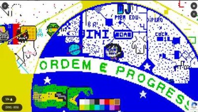 PixelCanvas io - UMA NOVA BANDEIRA DO BRASIL !!!!!!