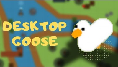 Playing Surviv.io While THE DESKTOP GOOSE Haunts Me