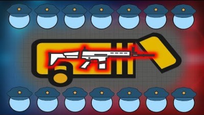 POLICE VS SCAR!! Strongest Surviv.io Weapon Destroys Enemies! Survivio Gameplay Highlights Montage!