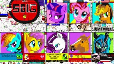 Pôneis sendo construídos - PixelCanvas.io