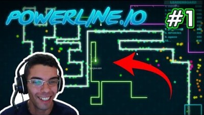 Powerline.io - MINHOCAS QUADRADAS - Gameplay #1