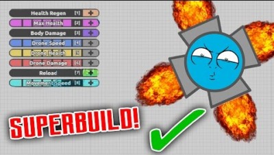 (Promo Furii) Diep.io - Overlord SUPERBUILD! | HOW TO GET 100K SCORE ULTRAFAST!