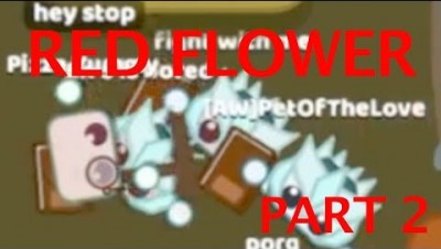 RED FLOWER - KILLING DRAGON GEARED PLAYERS (STARVE IO) PART 2