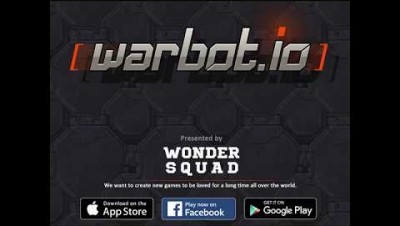 Robot destruction with sparks and flying bullets! Warbot.io
