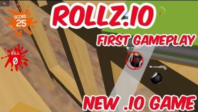 ROLLZ.IO & First Video & Multiplayer Platformer .IO Game