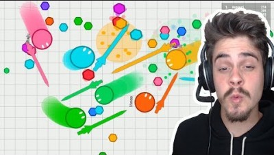 Rusher.io - JOGO VICIANTE // NOVO JOGO.IO (Starve.io + Agar.io) ‹ AbooT ›