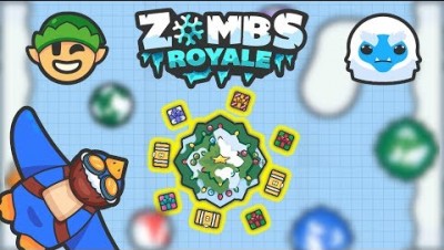 Season 4 (Winter) LUCKY LAKE Battle!! Zombsroyale.io Winter Update &  Mystery Mode