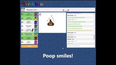 Skribbl.io - poop smiling??