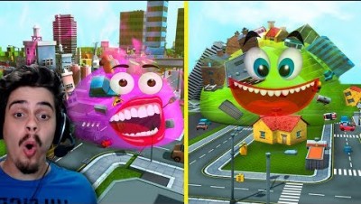 Slimeball.io - AMOEBA COMEU A CIDADE (New Hole.io) ‹ AbooT ›