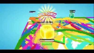 SLIMES.IO COLORINDO O MAPA.