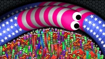 Slither.io 001 Strong Bad Snake Skin Hacked vs. 72227 Snakes Epic Slitherio Gameplay!