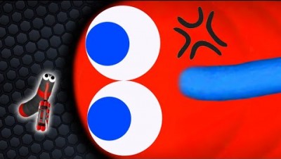 Slither.io A.I. 1 PRO GIANT SNAKE vs TINY HACKER SNAKE // Epic Slitherio Gameplay! (WormsZone.io)