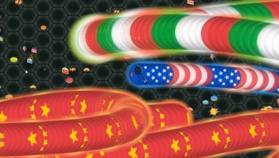 Slither.io Immortal Giant Snake vs Giant Worms // Epic Slither.io Wormax.io Wormate.io Gameplay)