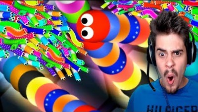 Slither.io - MINHOCA ASSASSINA #03 - CORTADAS DE MESTRE ‹ AbooT ›